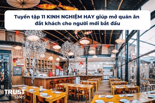 11 Kinh nghiệm mở quán ăn nhỏ cho người mới bắt đầu kinh doanh