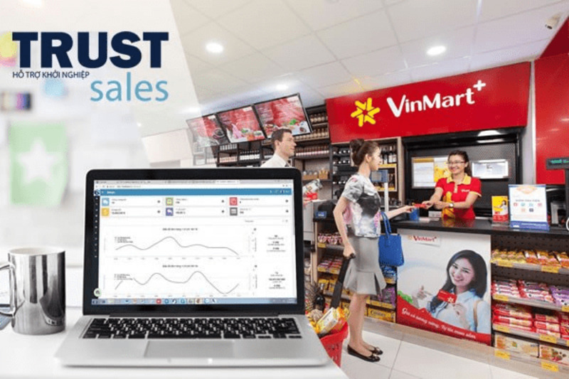 mở tiệm tạp hóa - TrustSales