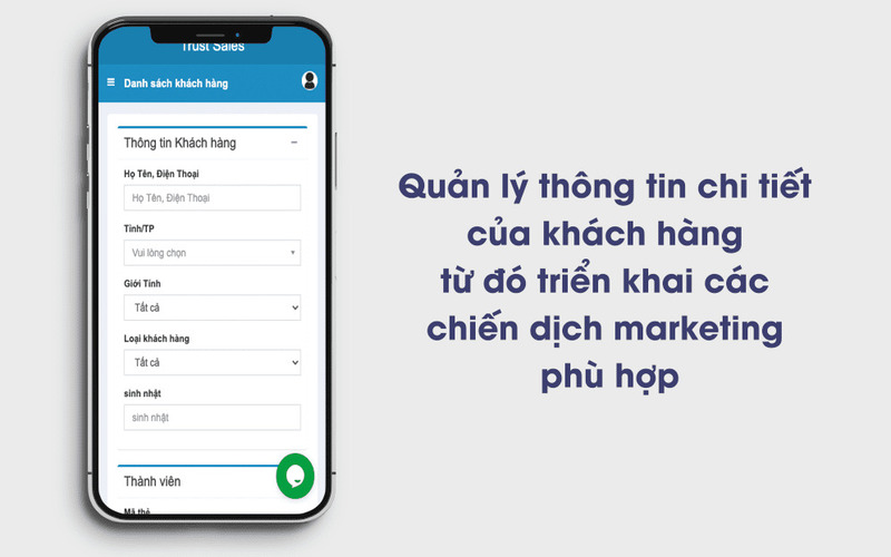 phần mềm quản lý bán hàng miễn phí trên điện thoại