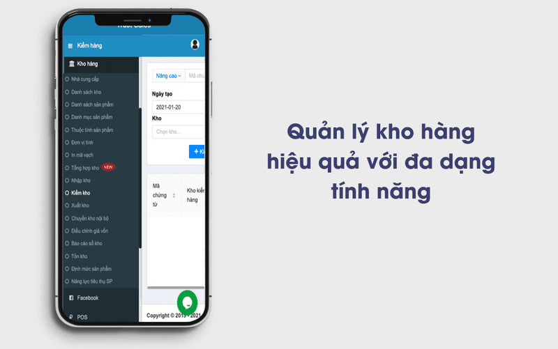 phần mềm quản lý bán hàng online trên điện thoại