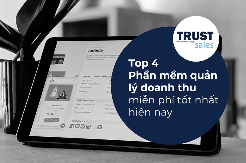 phần mềm quản lý doanh thu - TrustSales